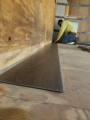 Laying floor