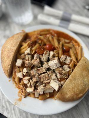 Caprese pasta