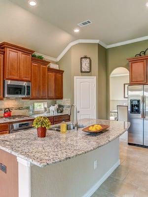 Spacious kitchen