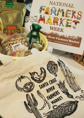 National Farmers' Market Week at the Santa Cruz River Farmers' Market!!! Great Raffle Prize Basket!!!!