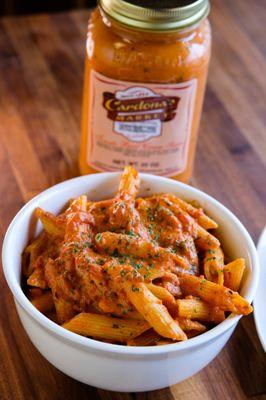 Tomato Basil Cream Sauce with Penne