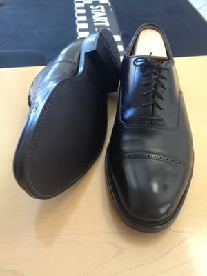 My beautiful "new" Johnston & Murphy's courtesy of Victor!