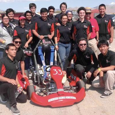 T-Tech Engineering Academy students at the UCI Energy Invitational.