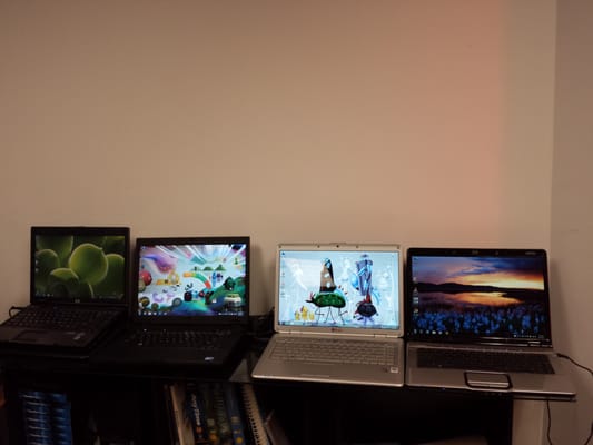 Plenty of laptops. :)