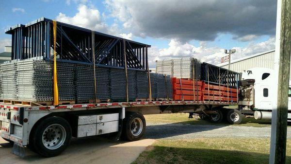 Pallet Rack Delivery.