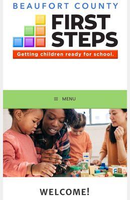 New website is fully mobile friendly --  www.beaufortfirststeps.com