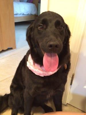 She's gives a bandanna too!