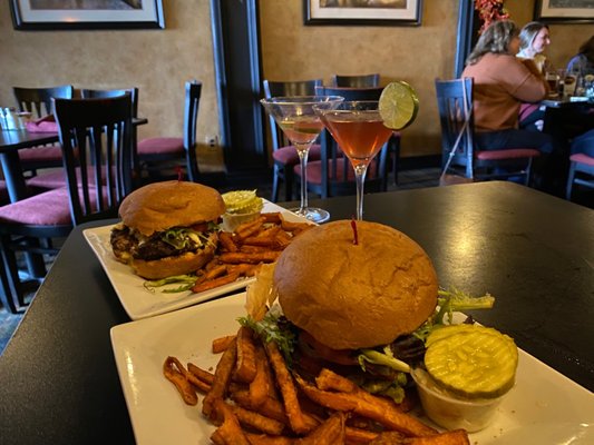 Cancun Burger and black angus Burger so delicious