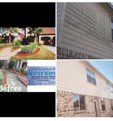 Call 832-423-7425 for free estimates on mildew removal, pressure washing, surface cleaning