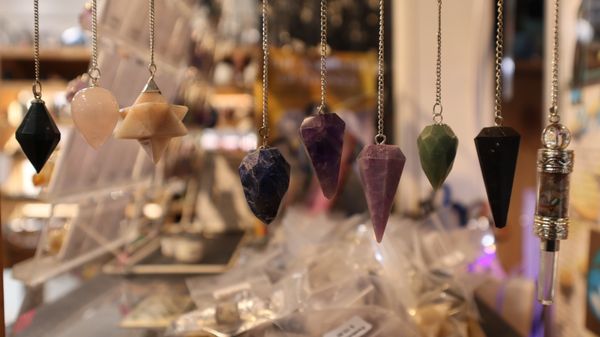 Our pendulums swing where they may, will they swing towards you? Come on in and see!