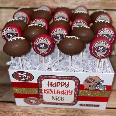 49er cake pops