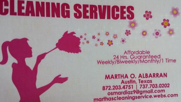 Martha's Cleaning Service