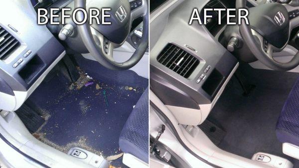 Full interior detail package with shampooing $45