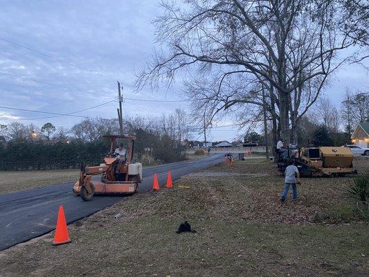 Our Xtreme crew got this private road repaved and knocked out in just a day! 
(850) 999-7800