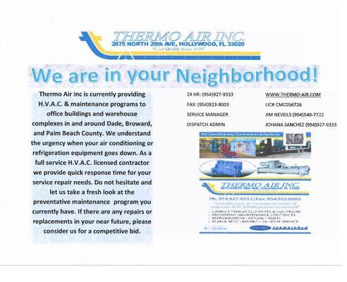 Thermo Air Inc Flyer