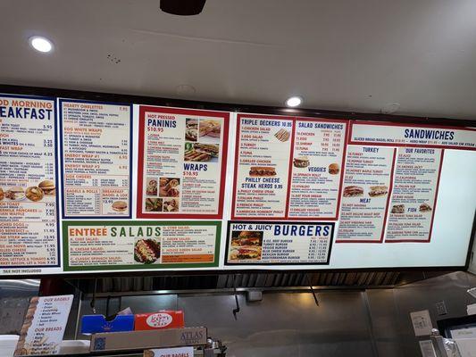 Deli menu