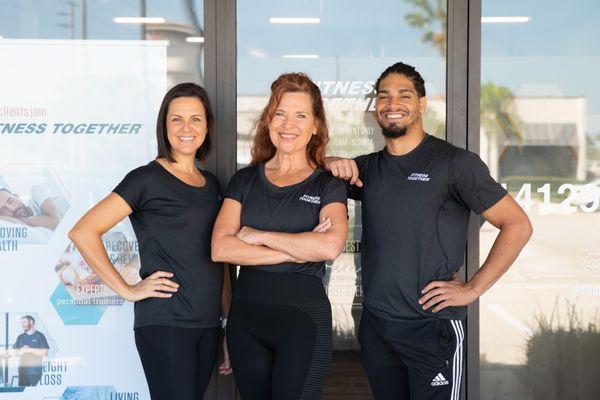 Meet our dynamic fitness specialist Meagan, Pamela and Chris.  We can't wait to welcome you to our studio and guide you toward meeting all y