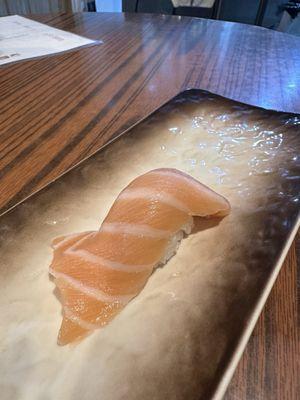 Belly salmon sushi