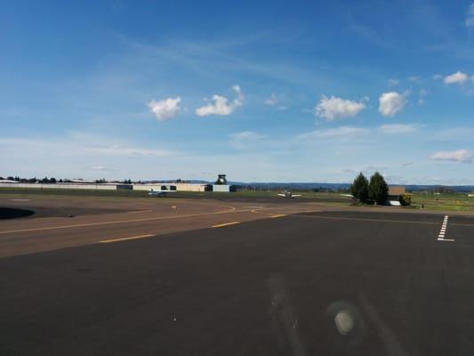 View from the terminal