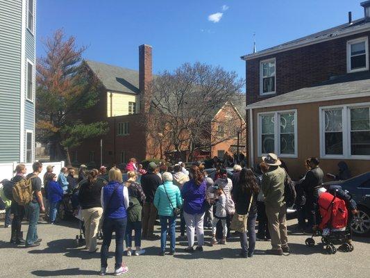 Good Friday Stations Walk with our friends from Fourth Presbyterian, St. George Albanian Orthodox, St. Mary and Gate of Heaven-St. Brigid.