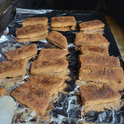 Ginger Carob Biscotti for dogs