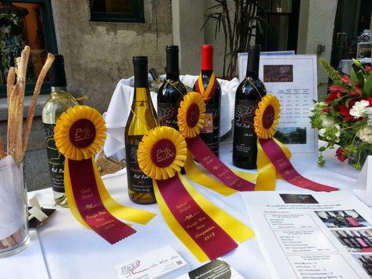 Latest Winning Wines from Orange County Pacific Rim Competition.