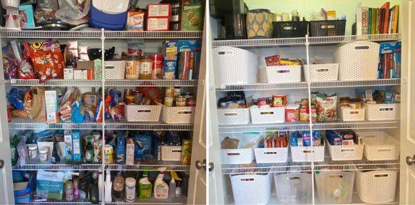 Kitchen pantry is SO functional now!