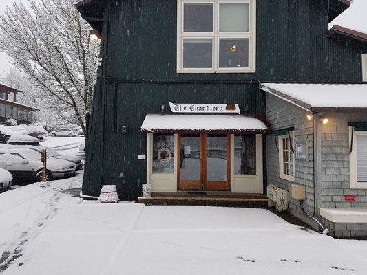 The Chandlery in snow!