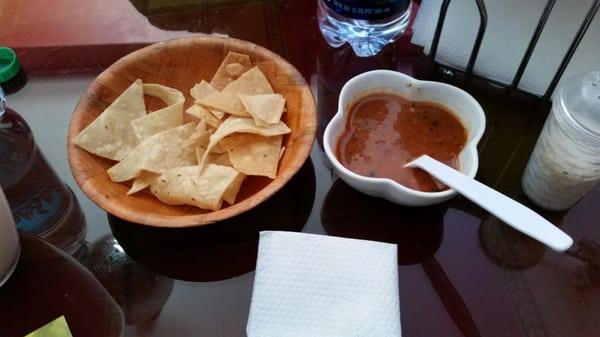 Chips and salsa.