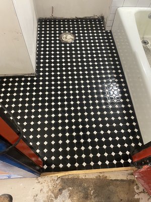 Bathroom floor