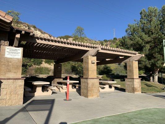 Serrano Park's Picnic Area/ covered area (Orange, CA)