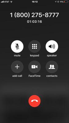 Waited over an hour to talk to USPS customer service on the phone!!