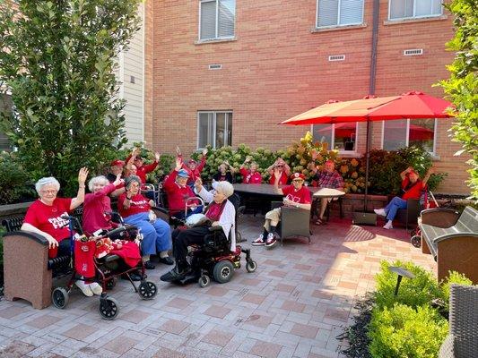 Husker tailgate. Go Big Red!