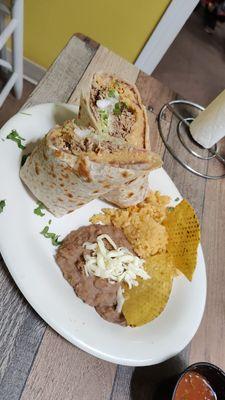 Steak burrito