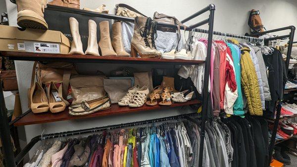 Boots, shoes, purses and more!