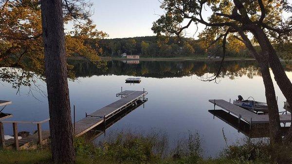 Serene morning on Elbow Lake.