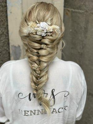 Bridal updo