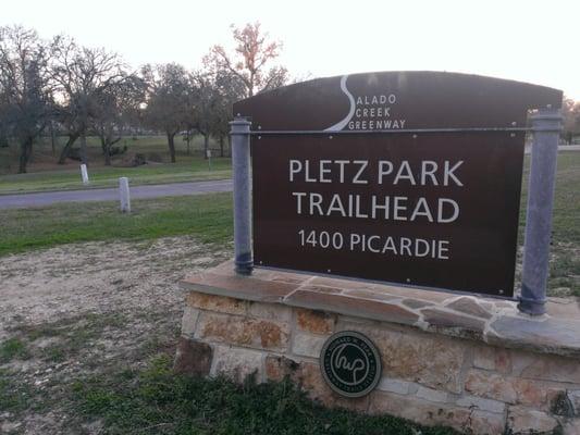 Salado Creek Greenway Trailhead