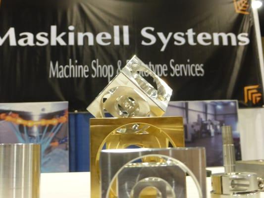 Maskinell Systems, Inc. at 2014 Georgia Manufacturers Expo! Maskinell does non-prismatic CNC machining, EDM, molds, prototypes..