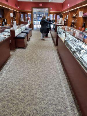 Inside the store