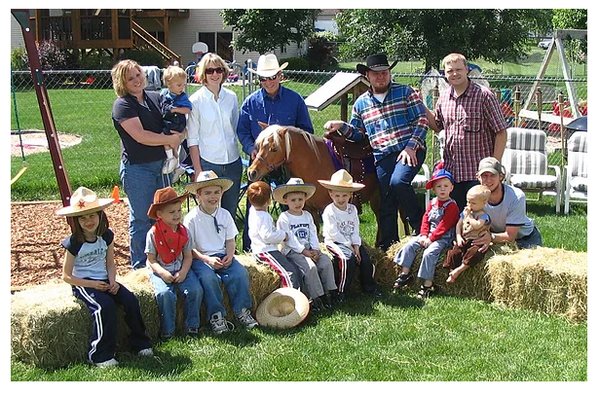 Group Party featuring pony riding