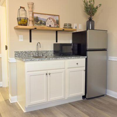 Assisted living apartment kitchenette