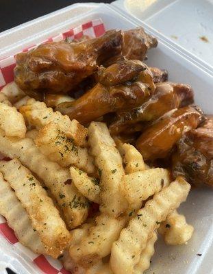 Golden Wings and Fries