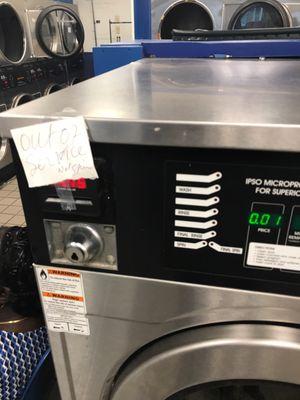 1/2 machines are out of order