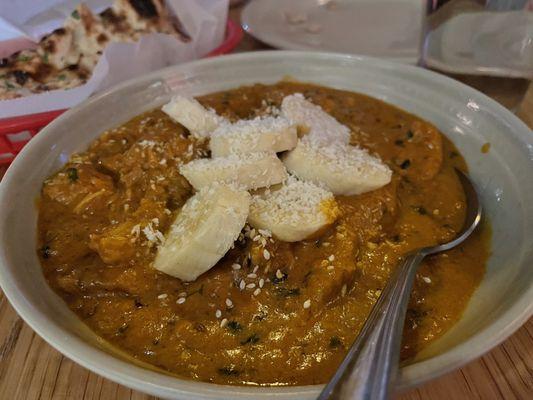 Dry Fruit Banana Chicken Korma