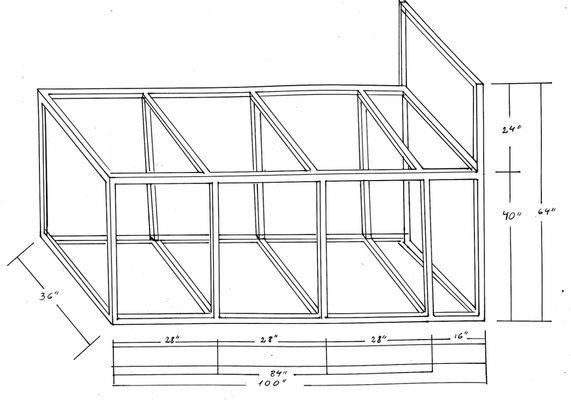 Aluminum stand powder coated stand