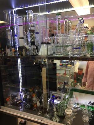 Glass and reegs pipe and water pipes