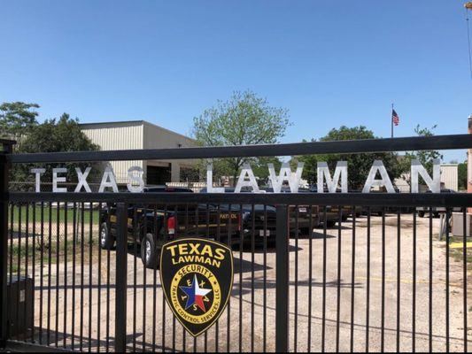 New sign showing our patrol vehicles!