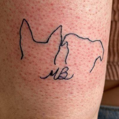 Moon Beams Tattoo