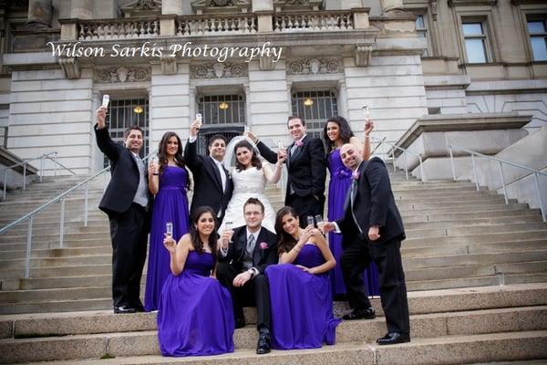 Fun shot with our Bridal Party.